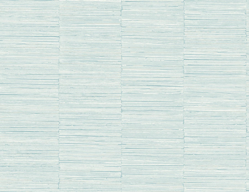 A-Street Prints Jenga Striped Column Aqua Wallpaper