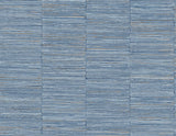 A-Street Prints Jenga Striped Column Blue Wallpaper