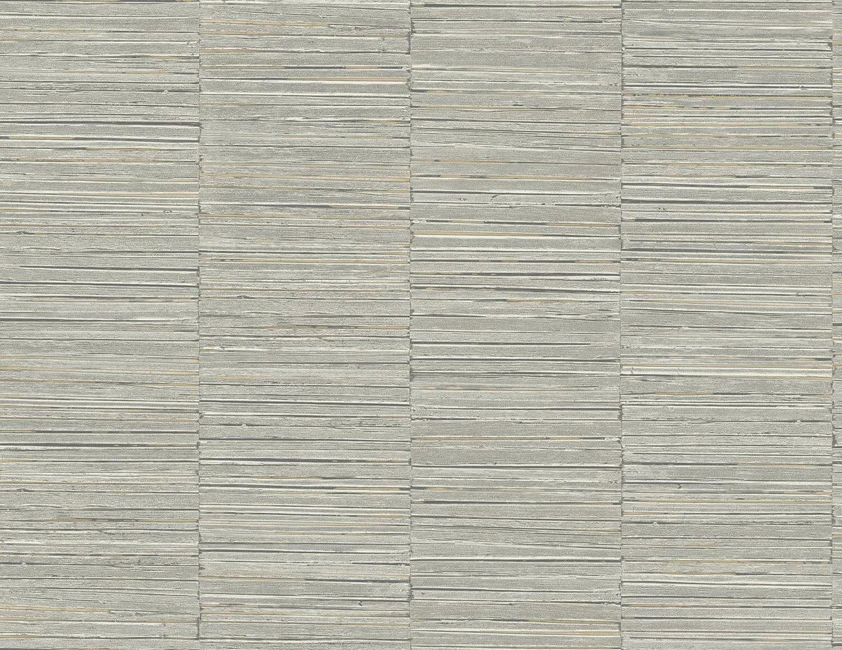 A-Street Prints Jenga Grey Striped Column Wallpaper