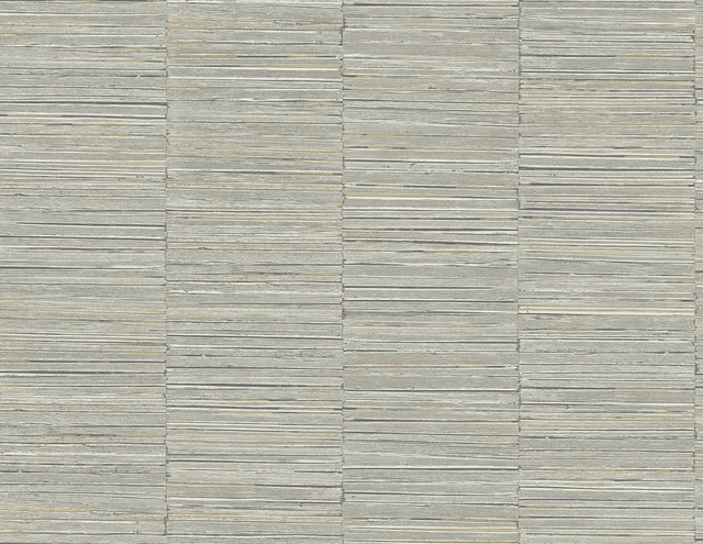 A-Street Prints Jenga Grey Striped Column Wallpaper