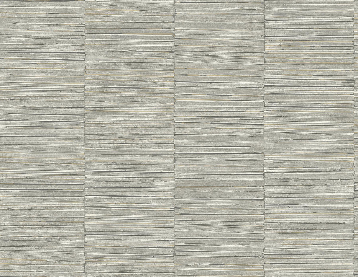 A-Street Prints Jenga Striped Column Grey Wallpaper
