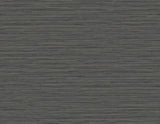 A-Street Prints Rushmore Faux Grasscloth Black Wallpaper
