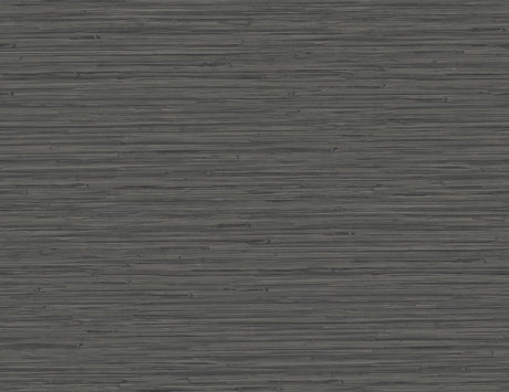 A-Street Prints Rushmore Faux Grasscloth Black Wallpaper