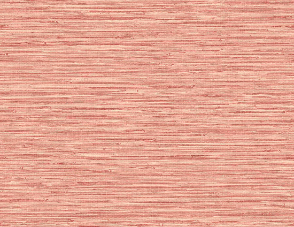 A-Street Prints Rushmore Coral Faux Grasscloth Wallpaper