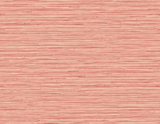 A-Street Prints Rushmore Coral Faux Grasscloth Wallpaper