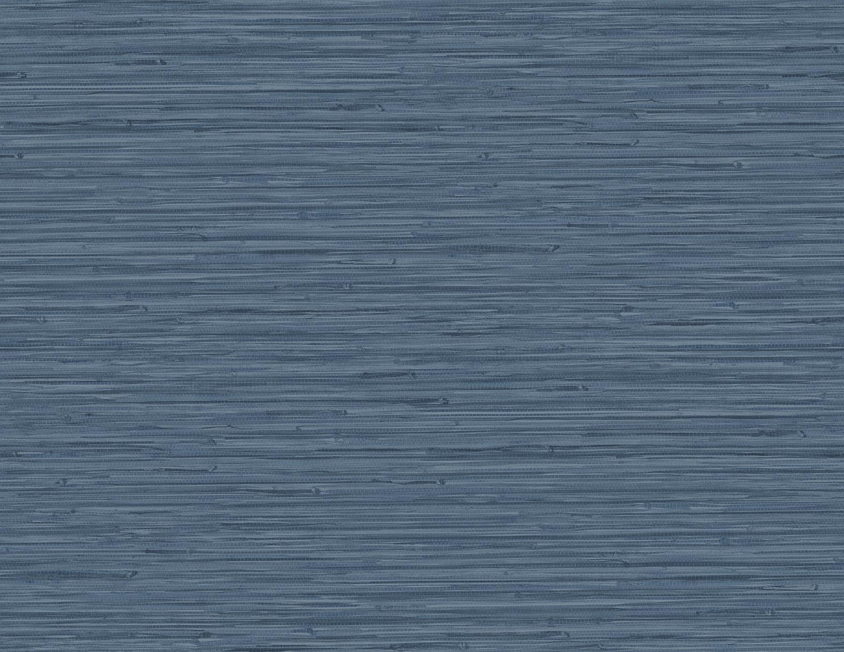 A-Street Prints Rushmore Blue Faux Grasscloth Wallpaper