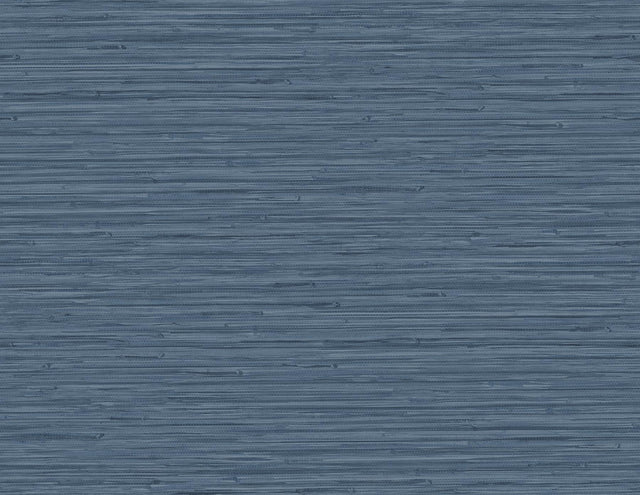 A-Street Prints Rushmore Blue Faux Grasscloth Wallpaper