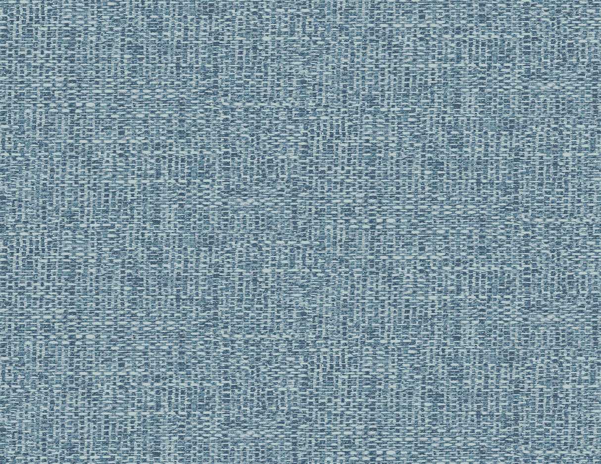 A-Street Prints Snuggle Blue Woven Texture Wallpaper