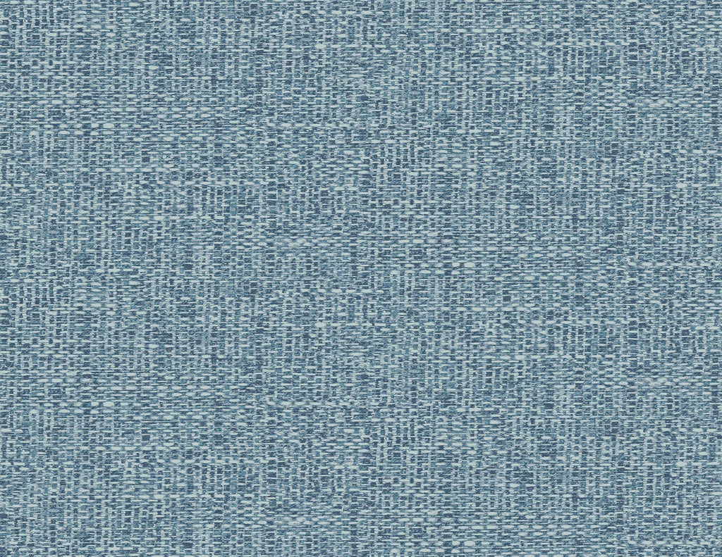 A-Street Prints Snuggle Blue Woven Texture Wallpaper