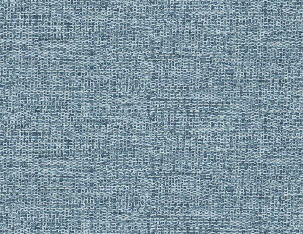 A-Street Prints Snuggle Woven Texture Blue Wallpaper