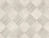 A-Street Prints Thriller Light Grey Wood Tile Wallpaper