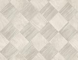 A-Street Prints Thriller Wood Tile Light Grey Wallpaper