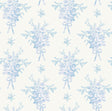 A-Street Prints Rosie Arrangements Icey Winters Bouquet Toss Wallpaper