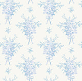 A-Street Prints Rosie Arrangements Bouquet Toss Icey Winters Wallpaper