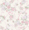 A-Street Prints Cabbage Rose Bow Pretty In Pink Ribbons & Roses Wallpaper