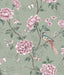 Brewster Home Fashions Akina Sage Floral Wallpaper
