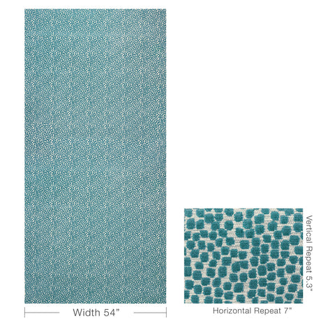 Kravet FLURRIES TEAL Upholstery Fabric