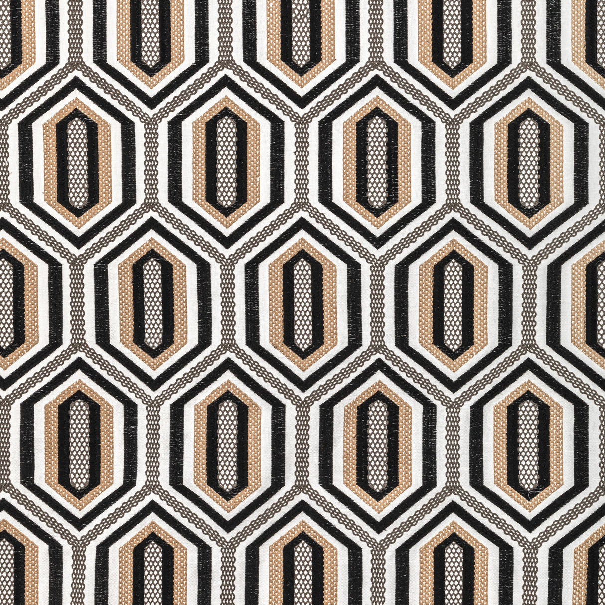 Kravet KALEIDOSCOPE EMB ONYX Fabric