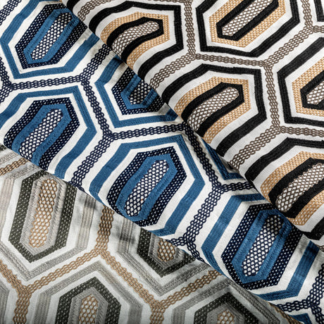 Kravet KALEIDOSCOPE EMB ONYX Fabric