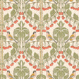 G P & J Baker BIRDS & CHERRIES RED/GREEN Wallpaper