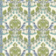G P & J Baker BIRDS & CHERRIES GREEN/BLUE Wallpaper