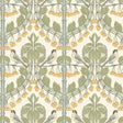 G P & J Baker BIRDS & CHERRIES AQUA Wallpaper