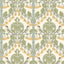 G P & J Baker BIRDS & CHERRIES AQUA Wallpaper