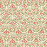 G P & J Baker IRIS MEADOW PINK/GREEN Wallpaper