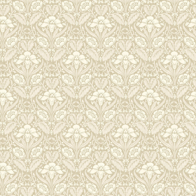 G P & J Baker IRIS MEADOW LINEN Wallpaper