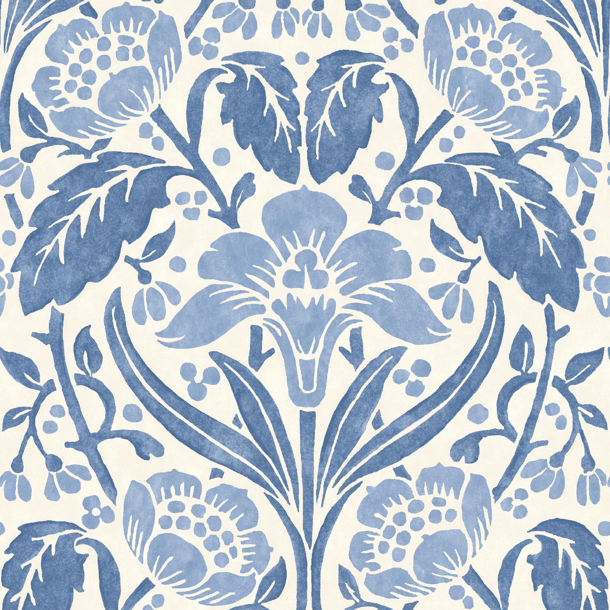 G P & J Baker IRIS MEADOW BLUE Wallpaper