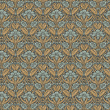 G P & J Baker IRIS MEADOW AQUA/OCHRE Wallpaper