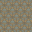 G P & J Baker IRIS MEADOW AQUA/OCHRE Wallpaper