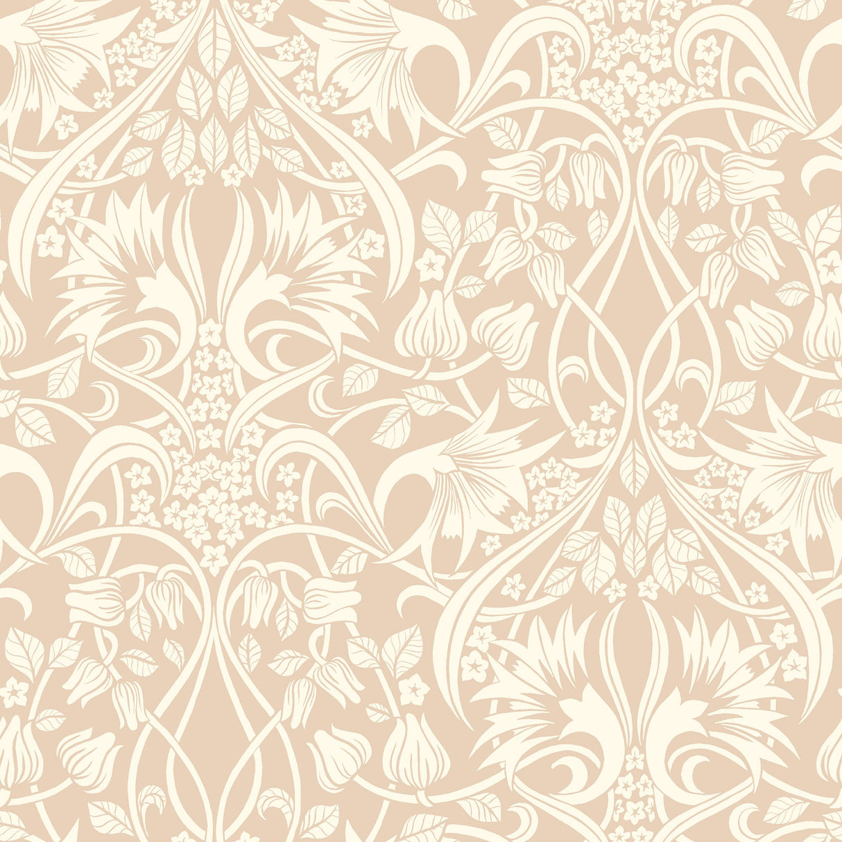 G P & J Baker FRITILLERIE BLUSH Wallpaper