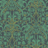 G P & J Baker FRITILLERIE INDIGO/TEAL Wallpaper