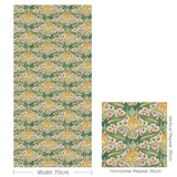 G P & J Baker TULIP & JASMINE RED/GREEN Wallpaper