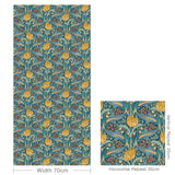 G P & J Baker TULIP & JASMINE TEAL Wallpaper