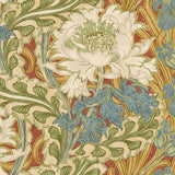 G P & J Baker BRANTWOOD RED/GREEN Wallpaper