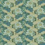 G P & J Baker BRANTWOOD INDIGO/TEAL Wallpaper
