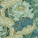 G P & J Baker BRANTWOOD INDIGO/TEAL Wallpaper