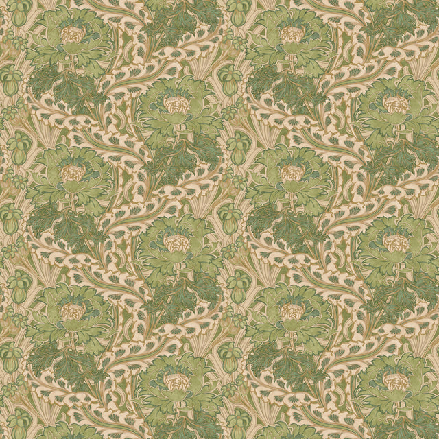 G P & J Baker BRANTWOOD GREEN Wallpaper