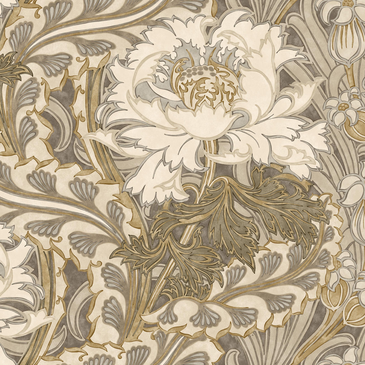 G P & J Baker BRANTWOOD WOODSMOKE Wallpaper