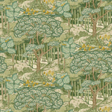 G P & J Baker RUSKIN GREEN Wallpaper