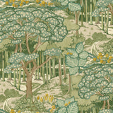 G P & J Baker RUSKIN GREEN Wallpaper