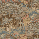 G P & J Baker RUSKIN TEAL Wallpaper