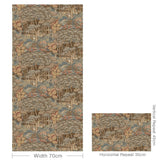 G P & J Baker RUSKIN TEAL Wallpaper