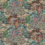 G P & J Baker RUSKIN RED/TEAL Wallpaper