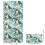 Lee Jofa ROULADE PRINT AQUA/DUNE Fabric