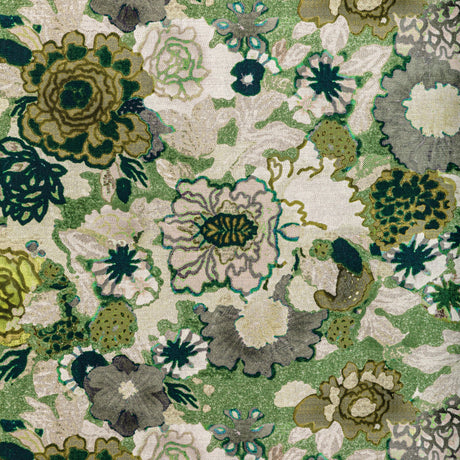 Lee Jofa ARIOSO PRINT STONE/JADE Fabric