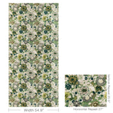Lee Jofa ARIOSO PRINT STONE/JADE Fabric
