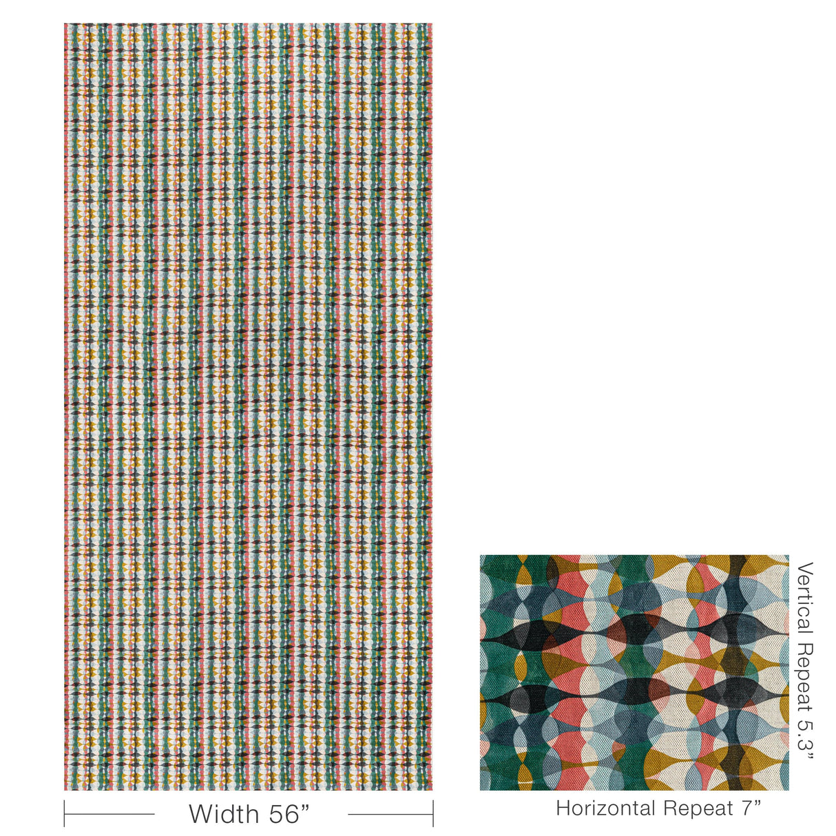 Lee Jofa OVERTONE PRINT MULTI Fabric